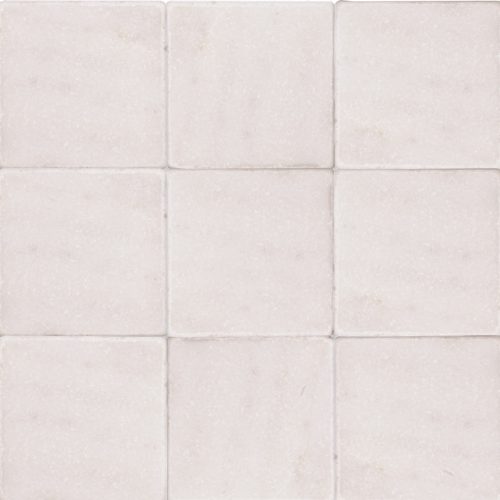 TUMBLED Белый 10x10x1, натур. мрамор